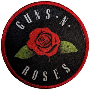 Guns N Roses - Rose Printed Patch in the group MERCHANDISE / Merch / Nyheter / Hårdrock at Bengans Skivbutik AB (5565581)