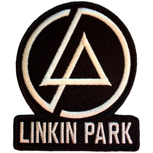 Linkin Park - Concentric Text Logo Bl Woven Patch in the group MERCHANDISE / Merch / Hårdrock at Bengans Skivbutik AB (5565590)