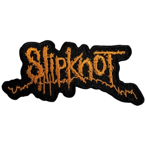 Slipknot - Orange Logo Woven Patch in the group MERCHANDISE / Merch / Hårdrock at Bengans Skivbutik AB (5565603)