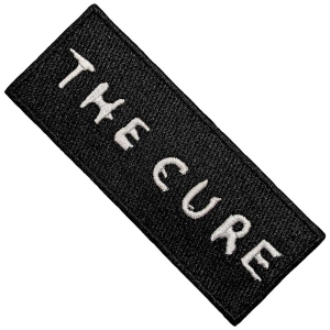 The Cure - Text Logo Woven Patch in the group MERCHANDISE / Merch / Pop-Rock at Bengans Skivbutik AB (5565606)