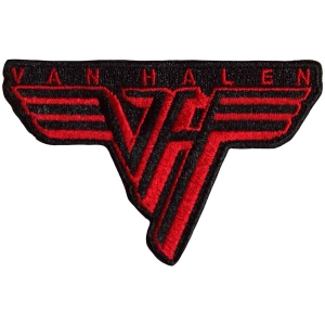 Van Halen - Classic Red Logo Woven Patch in the group MERCHANDISE / Merch / Hårdrock at Bengans Skivbutik AB (5565611)