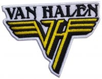 Van Halen - Patch Text & Logo (8,1 X 6,2 Cm) in the group MERCHANDISE / Merch / Kommande / Hårdrock at Bengans Skivbutik AB (5565612)