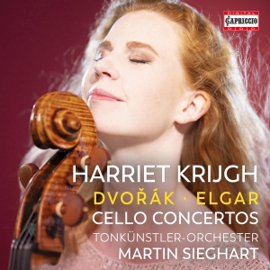 Harriet Krijgh Tonkunstler-Orchest - Dvorak & Elgar: Cello Concertos in the group CD / Upcoming releases / Classical at Bengans Skivbutik AB (5565743)