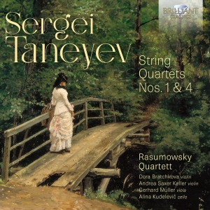 Rasumowsky Quartet - Taneyev: String Quartets Nos. 1 & 4 in the group CD / Upcoming releases / Classical at Bengans Skivbutik AB (5565762)