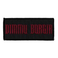 Dimmu Borgir - Patch - Logo (Red) in the group MERCHANDISE / Accessoarer / Kommande / Hårdrock at Bengans Skivbutik AB (5565851)