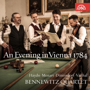 Bennewitz Quartet - An Evening In Vienna 1784 in the group CD / Upcoming releases / Classical at Bengans Skivbutik AB (5565943)