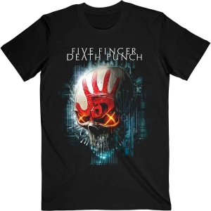 Five Finger Death Punch - Interface Skull Uni Bl T-Shirt in the group MERCHANDISE / T-shirt / Nyheter / Hårdrock at Bengans Skivbutik AB (5566143r)