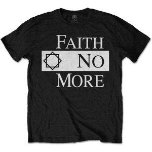 Faith No More - Classic Logo V2 Uni Bl T-Shirt in the group MERCHANDISE / T-shirt / Nyheter / Hårdrock at Bengans Skivbutik AB (5566332r)