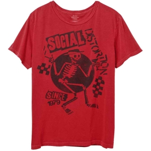 Social Distortion - Speakeasy Checkerboard Red T-Shirt in the group MERCHANDISE / T-shirt / Nyheter / Pop-Rock at Bengans Skivbutik AB (5566339r)