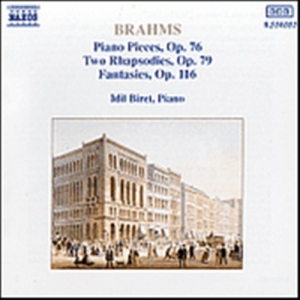 Brahms Johannes - Piano Pieces Op 76, 79 & 116 in the group OUR PICKS / Christmas gift tip CD at Bengans Skivbutik AB (556668)