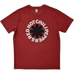 Red Hot Chili Peppers - Classic Asterisk Uni Red T-Shirt in the group MERCHANDISE / T-shirt / Pop-Rock at Bengans Skivbutik AB (5566720r)