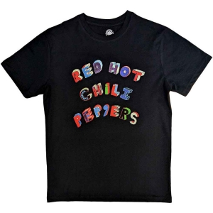 Red Hot Chili Peppers - Colourful Letters Uni Bl T-Shirt in the group MERCHANDISE / T-shirt / Pop-Rock at Bengans Skivbutik AB (5566721r)