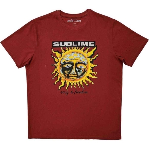 Sublime - Grn 40 Oz Uni Red T-Shirt in the group MERCHANDISE / T-shirt / Punk at Bengans Skivbutik AB (5566727r)