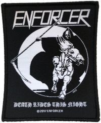 Enforcer - Patch Death Rides This Night (10 X in the group MERCHANDISE / Accessoarer / Kommande / Hårdrock at Bengans Skivbutik AB (5566833)