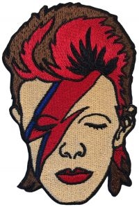 Bowie David - Patch Ziggy Face (9,3 X 6,2 Cm) in the group OUR PICKS / Friday Releases / Friday the 25th october 2024 at Bengans Skivbutik AB (5566834)