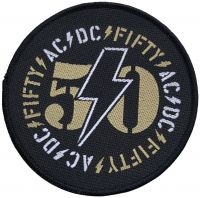 Ac/Dc - Patch Fifty (9,4 Cm) in the group OUR PICKS / Friday Releases / Friday the 25th october 2024 at Bengans Skivbutik AB (5566841)