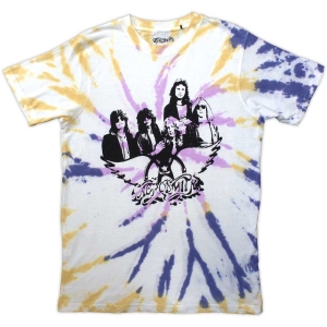 Aerosmith - Photo Wings Natrl Dip-Dye T-Shirt in the group MERCHANDISE / T-shirt / Hårdrock at Bengans Skivbutik AB (5566993r)