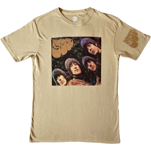 Beatles - Rubber Soul Us Uni Sand T-Shirt in the group MERCHANDISE / T-shirt / Pop-Rock at Bengans Skivbutik AB (5566995r)