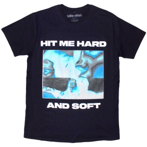 Billie Eilish - Hit Me Hard And Soft.. Navy T-Shirt in the group MERCHANDISE / T-shirt / Nyheter / Pop-Rock at Bengans Skivbutik AB (5566998r)