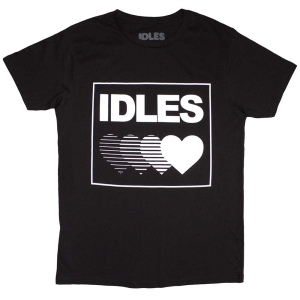 Idles - Gradient Heart Uni Bl T-Shirt in the group MERCHANDISE / T-shirt / Pop-Rock at Bengans Skivbutik AB (5567001r)