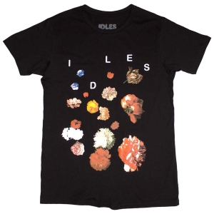 Idles - Flowers Uni Bl T-Shirt in the group MERCHANDISE / T-shirt / Pop-Rock at Bengans Skivbutik AB (5567002r)