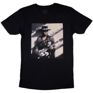 Stevie Ray Vaughan - Texas Flood Album Cover Bl T-Shirt in the group MERCHANDISE / T-shirt / Blues at Bengans Skivbutik AB (5567012r)