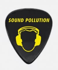 Sound Pollution - Plektrum / Pick Black - Sp Logo in the group MERCHANDISE / Accessoarer / Hårdrock at Bengans Skivbutik AB (5567030)