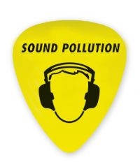 Sound Pollution - Plektrum / Pick Yellow - Sp Logo in the group MERCHANDISE / Accessoarer / Hårdrock at Bengans Skivbutik AB (5567031)