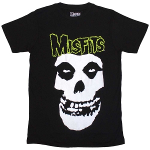 Misfits - Skull & Logo Uni Bl T-Shirt in the group MERCHANDISE / T-shirt / Punk at Bengans Skivbutik AB (5567286r)