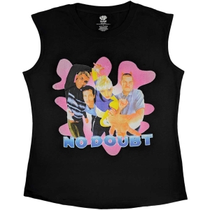 No Doubt - Horns Lady Bl Tank T-Shirt in the group MERCHANDISE / T-shirt / Pop-Rock at Bengans Skivbutik AB (5567287r)