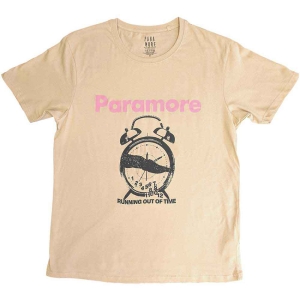 Paramore - Clock Uni Sand T-Shirt in the group MERCHANDISE / T-shirt / Pop-Rock at Bengans Skivbutik AB (5567538r)