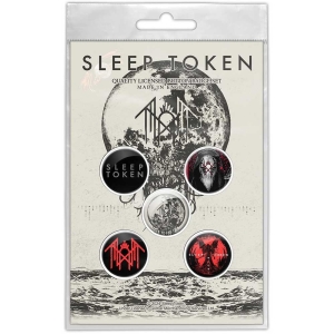 Sleep Token - Take Me Back To Eden Button Badge Pack in the group MERCHANDISE / Merch / Hårdrock at Bengans Skivbutik AB (5569037)