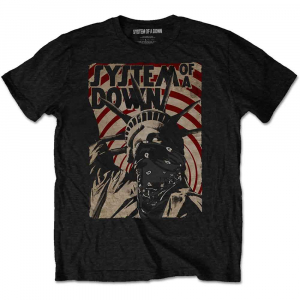 System Of A Down - Liberty Bandit Uni Bl T-Shirt in the group MERCHANDISE / T-shirt / Hårdrock,Pop-Rock at Bengans Skivbutik AB (5569281r)