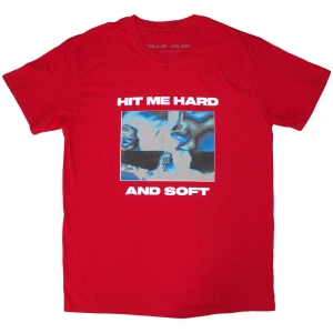 Billie Eilish - Hit Me Hard And Soft Negative Uni Red in the group MERCHANDISE / T-shirt / Pop-Rock at Bengans Skivbutik AB (5570038r)