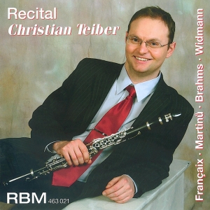 Francaix/Martinu/Brahms/Widmann - Recital Christian Teiber in the group CD / Klassiskt at Bengans Skivbutik AB (5570677)