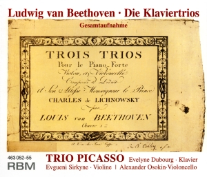 Trio Picasso - Ludwig Van Beethoven - Piano Trios in the group CD / Klassiskt at Bengans Skivbutik AB (5570711)