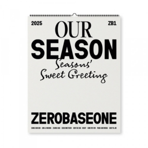 Zerobaseone - 2025 Wall Calendar (Our Season) in the group MERCHANDISE / Merch / Kommande / K-Pop at Bengans Skivbutik AB (5572760)