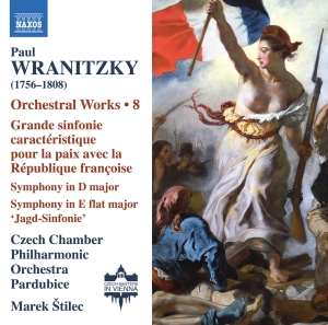 Czech Chamber Philharmonic Orchestr - Wranitzky: Orchestral Works, Vol. 8 in the group CD / Upcoming releases / Classical at Bengans Skivbutik AB (5573273)