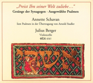  Annette Schavan Julius Berger - A Psalm Selection in the group OUR PICKS / Christmas gift tip CD at Bengans Skivbutik AB (5573855)