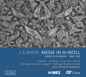 Bach J. S. - Mass In B Minor Bwv 232 in the group CD / Klassiskt at Bengans Skivbutik AB (5574403)