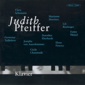 Judith Pfeiffer - Works For Piano Solo By Female Comp in the group OUR PICKS / Christmas gift tip CD at Bengans Skivbutik AB (5574441)