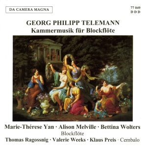 Telemann G P - Chamber Music For Flute in the group OUR PICKS / Christmas gift tip CD at Bengans Skivbutik AB (5574977)