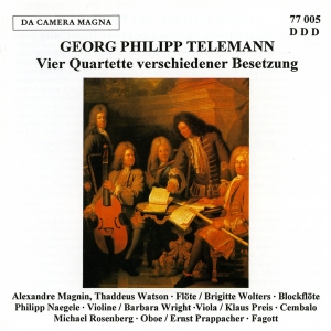 Telemann G P - 4 Quartets in the group OUR PICKS / Christmas gift tip CD at Bengans Skivbutik AB (5574992)