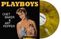 Chet Baker & Art Pepper - Playboys (Yellow Marbled Vinyl Lp) in the group VINYL / New releases / Jazz at Bengans Skivbutik AB (5575529)