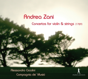 Andrea Zani - Concertos For Violin & Strings (172 in the group OUR PICKS / Christmas gift tip CD at Bengans Skivbutik AB (5575785)