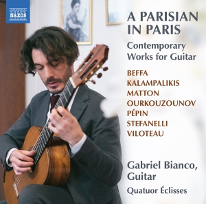 Gabriel Bianco Quatuor Eclisses - A Parisian In Paris - Contemporary in the group CD / Upcoming releases / Classical at Bengans Skivbutik AB (5576753)