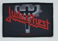 Judas Priest - Patch Logo Fork (10,3 X 7,3 Cm) in the group MERCHANDISE / Accessoarer / Hårdrock at Bengans Skivbutik AB (5577303)