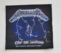 Metallica - Patch Ride The Lightning (10,4 X 9, in the group MERCHANDISE / Accessoarer / Hårdrock at Bengans Skivbutik AB (5577309)