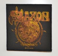 Saxon - Patch Sacrifice (10,2 X 10,5 Cm) in the group MERCHANDISE / Accessoarer / Hårdrock at Bengans Skivbutik AB (5577312)