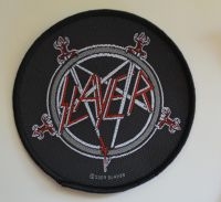 Slayer - Patch Pentgram (9,5 X 9,5 Cm) in the group MERCHANDISE / Accessoarer / Hårdrock at Bengans Skivbutik AB (5577317)